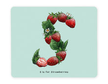 Load image into Gallery viewer, letter s alphabet placemat personalised gift idea for someone whose name begins with the letter s
