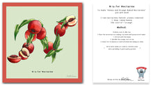 Load image into Gallery viewer, personalised kitchen wall art and recipe card alphabet letter n
