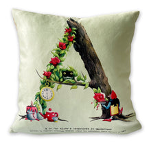 Load image into Gallery viewer, letter a alphabet cushion personalised gift idea for her
