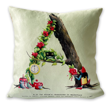 letter a alphabet cushion personalised gift idea for her