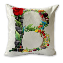 Load image into Gallery viewer, alphabet letter b decorative pillow gift idea for her
