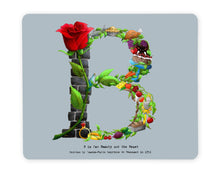 Load image into Gallery viewer, letter b personalised placemat childrens gift idea
