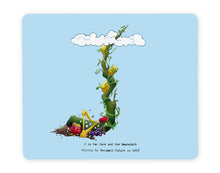 Load image into Gallery viewer, jack and the beanstalk letter j fairy tale placemat
