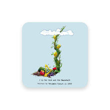 Load image into Gallery viewer, personalised gift idea alphabet coaster letter j
