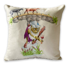 Load image into Gallery viewer, alphabet letter t fairy tale cushion gift idea for boys
