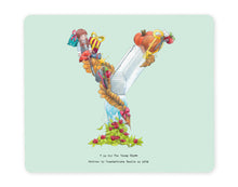 Load image into Gallery viewer, letter y alphabet placemats personalised gift idea for her
