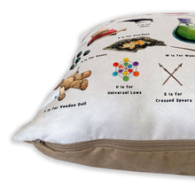 Load image into Gallery viewer, *PREORDER* The Magical Alphabet Faux Suede Cushion
