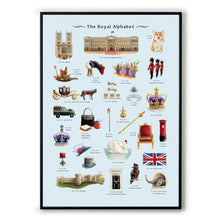 Load image into Gallery viewer, The Royal Alphabet Art Print
