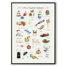 Load image into Gallery viewer, A Very English Alphabet Art Print
