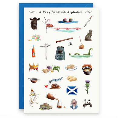scottish greeting card for someone living in scotland in the uk