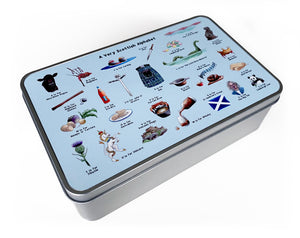 Scotland gift idea storage tin 