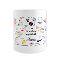 Load image into Gallery viewer, The Wedding Alphabet Mug

