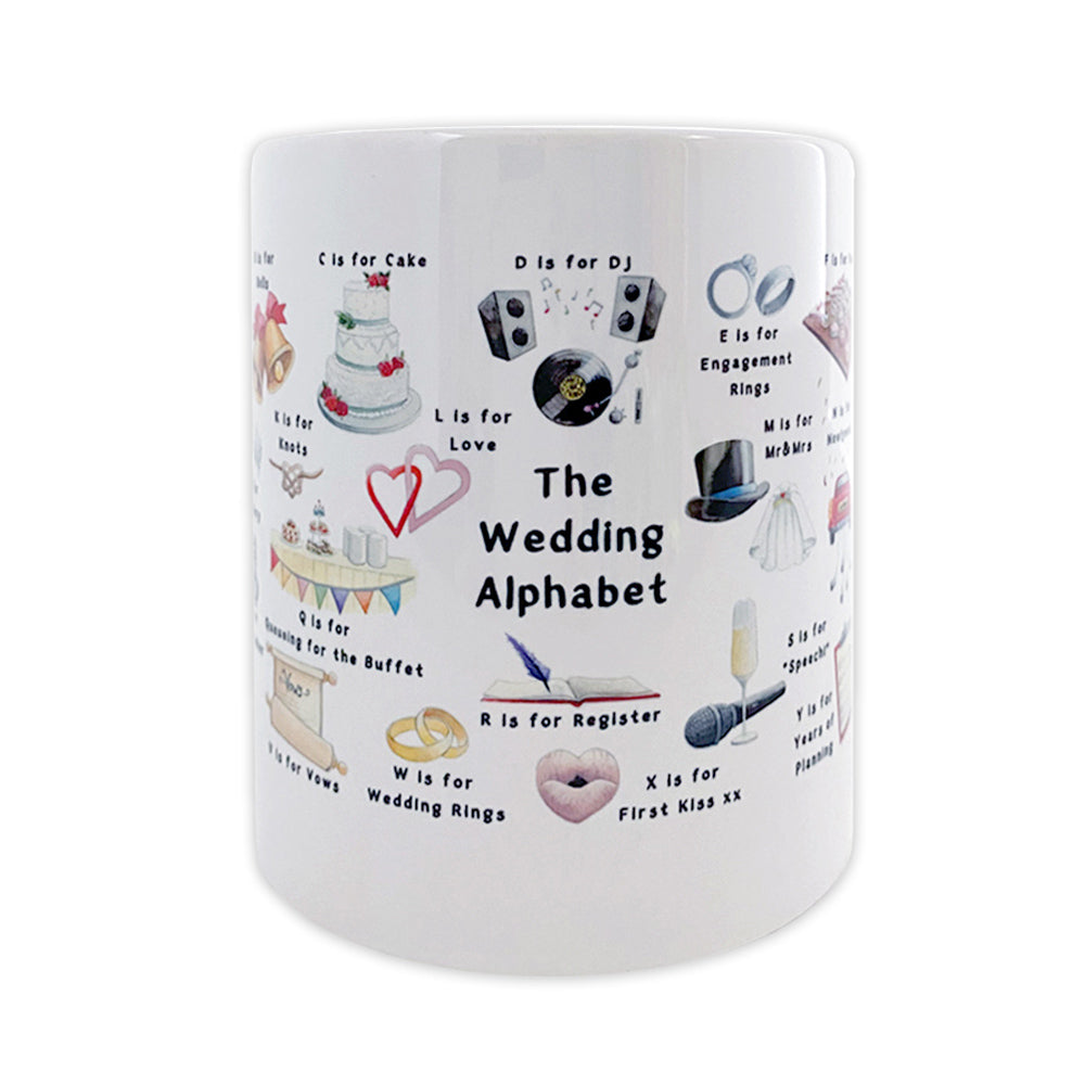 The Wedding Alphabet Mug