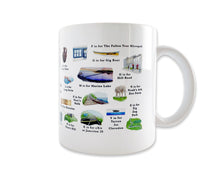 Load image into Gallery viewer, The Clevedon Alphabet Mug
