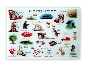 the dogs alphabet cutting board a great gift idea for a dog lover