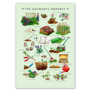 Gardening gift idea for him The Gardners Alphabet