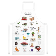 Load image into Gallery viewer, The Cat&#39;s Alphabet Apron - Adult
