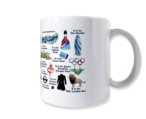 the london alphabet mug gift idea for office employee 