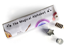 Load image into Gallery viewer, the magical alphabet tea towel witchy gift idea for her
