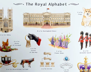 The Royal Alphabet Art Print