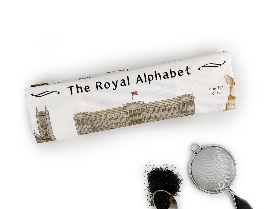 The Royal Alphabet Tea Towel