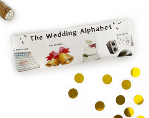 The Wedding Alphabet Tea Towel