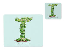 Load image into Gallery viewer, fruit and vegetable alphabet placemat and matching coaster letter i
