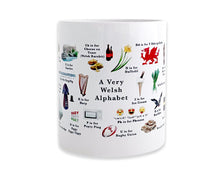 Load image into Gallery viewer, A Very Welsh Alphabet Mug
